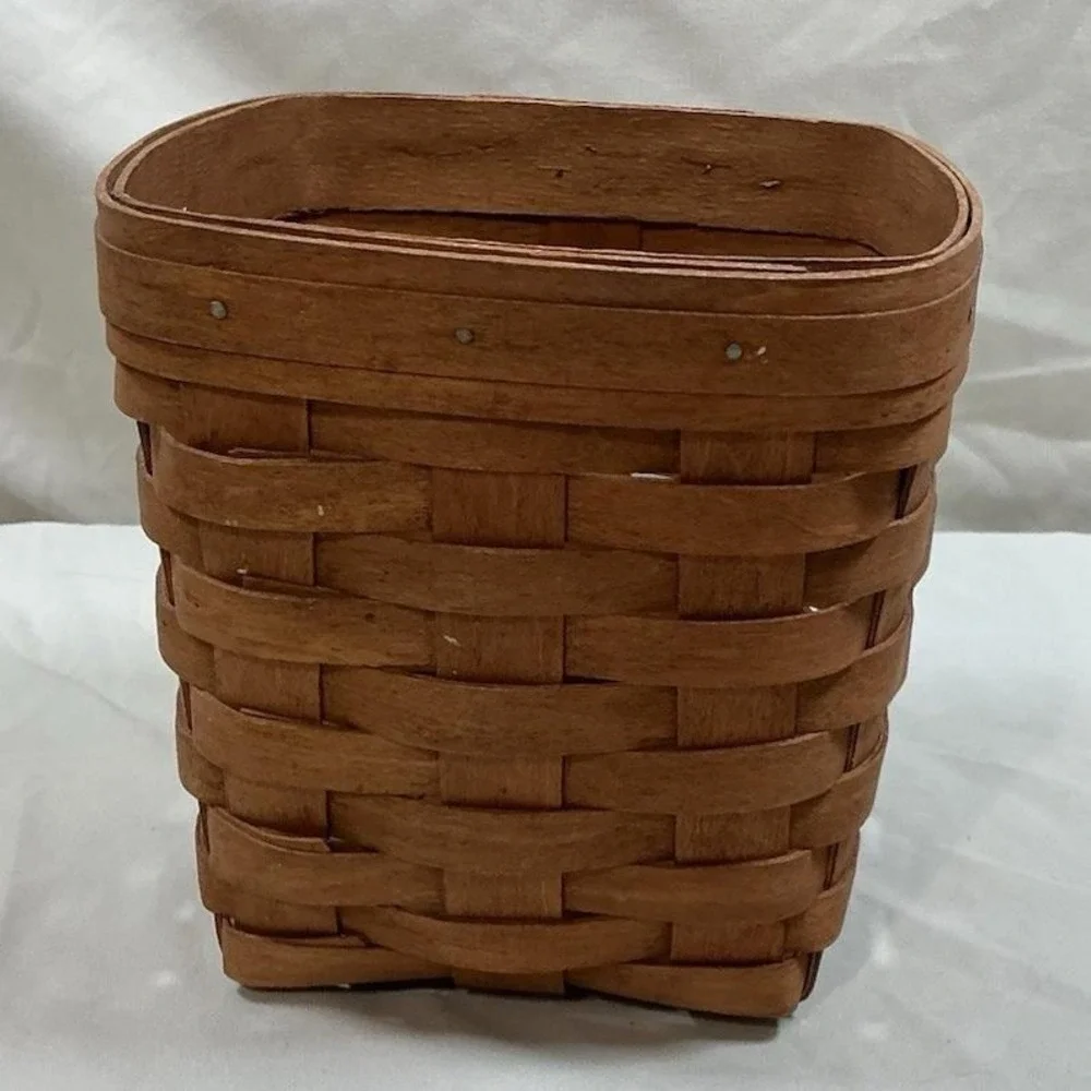 Workshops of Gerald E Henn Basket 1995 Workshops Warren Ohio Handwoven Wood 6